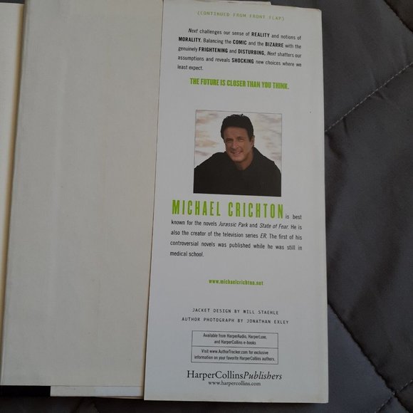 Next by Michael Crichton (2006, Hardcover) First Edition - Picture 9 of 16